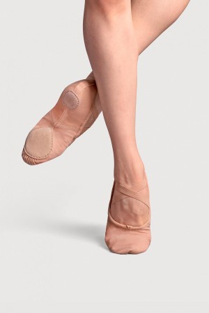 Bailarinas Bloch Perfectus Lona Split Sole Mujer Rosas | CLJZR56132