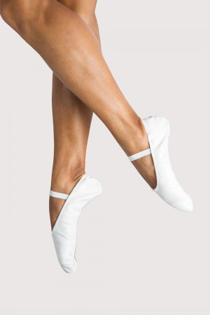 Bailarinas Bloch Prolite Cuero Hombre Blancas | ECLVG75471