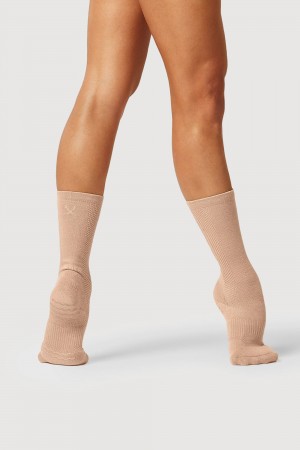 Calcetines Bloch Dance Mujer Sand | CLJBT45281