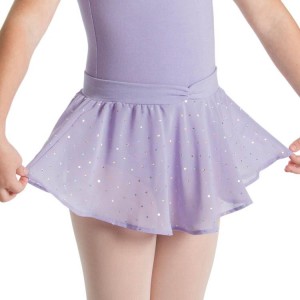 Falda Bloch Olesia Sequin Spotted Niños Lilac | DCLKV99187