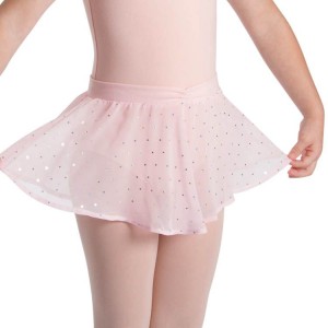 Falda Bloch Olesia Sequin Spotted Niños Rosas Claro | CLJBT95773