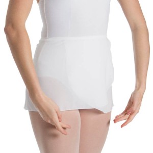 Falda Bloch Professional Wrap Mujer Blancas | GCLCL62318