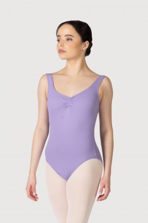 Leotardos Bloch Cecilie Gathered Tank Mujer Lilac | CLNZX65734