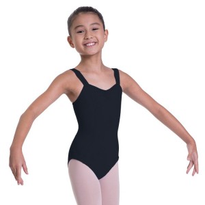 Leotardos Bloch Overture Obelia Princess Seam Niños Negras | CLXMI98338