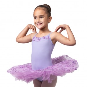 Leotardos Bloch Perlaida' Sequin Overlay Tutu Niños Lilac | CLEGJ72170