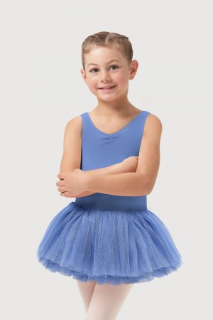 Leotardos Bloch Sparkle Tank Tutu Niños Azules | PCLQX68069