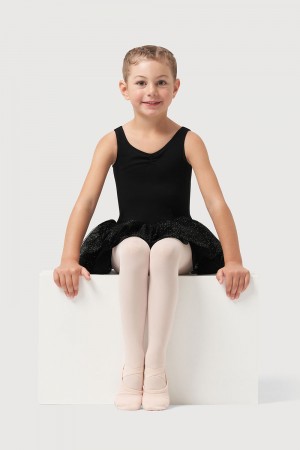 Leotardos Bloch Sparkle Tank Tutu Niños Negras | CLJBT77164