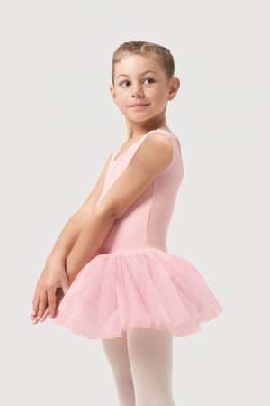 Leotardos Bloch Sparkle Tank Tutu Niños Rosas | CLZPD17292