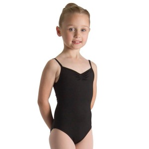 Leotardos Bloch Teresa Pinch Front And Back Niños Negras | PCLQX87262