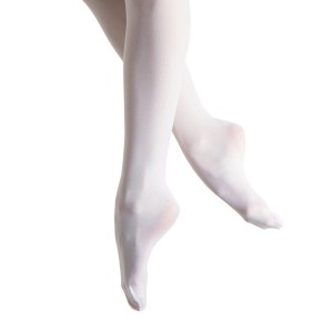 Mallas Bloch Fiesta Feathersoft Footed Mujer Blancas | ECLVG66564