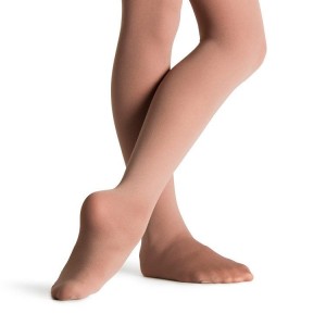 Mallas Bloch Fiesta Feathersoft Footed Niños Tan | FCLUI45100