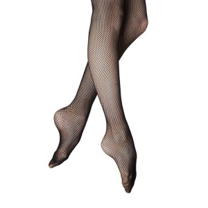 Mallas Bloch Traditional Fishnet Footed Niños Negras | PCLQX54225