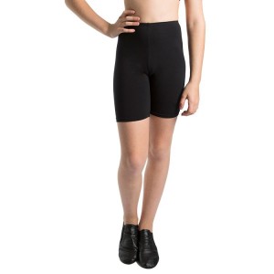 Pantalones Bloch Basic Bike Length Corta Niños Negras | QCLUV83518