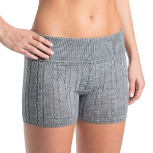 Pantalones Bloch Carezza Cable Knit Fold Down Mujer Gris Claro | FCLUI42786