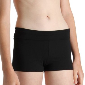 Pantalones Bloch Roll Down Corta Niños Negras | CLQCS93936