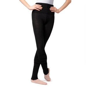 Prendas De Punto Bloch Full Length Roll Cintura Womens Warmup Pant Mujer Negras | QCLWA28769