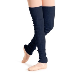 Prendas De Punto Bloch Long Acanalado Legwarmers Mujer Azul Marino | FCLUI22952