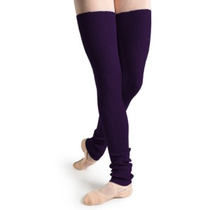 Prendas De Punto Bloch Long Acanalado Legwarmers Mujer Moradas | MCLHR85785