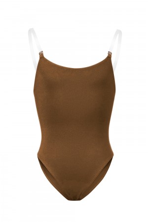 Ropa Interior Bloch Auva Body Liner Niños Cocoa | LCLSX23871