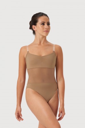 Ropa Interior Bloch Cordelia Mesh Panel Mujer Tan | QCLUV97863