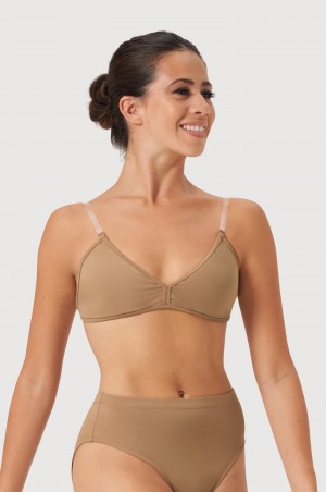 Ropa Interior Bloch Deva V Front Mujer Tan | DCLKV13899