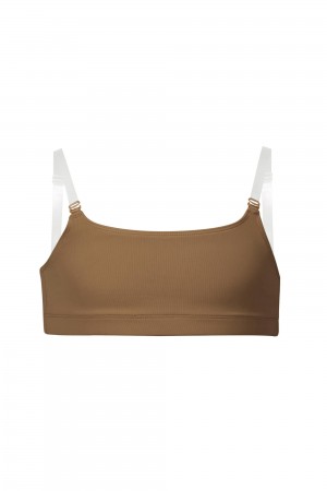 Ropa Interior Bloch Leia Crop Top Niños Almond | CLJBT99943