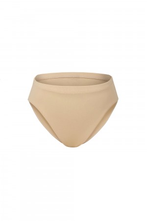 Ropa Interior Bloch Zaniah High Cintura Brief Niños Sand | CLXBR22962