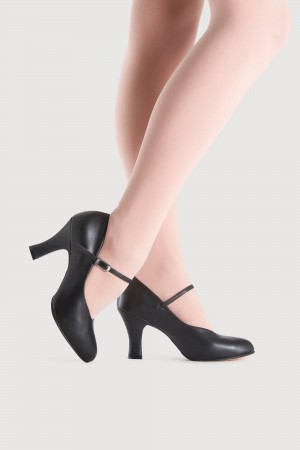 Tap y zapatos de escenario Bloch Broadway Hi 76mm (3”) Mujer Negras | CLCIF44237