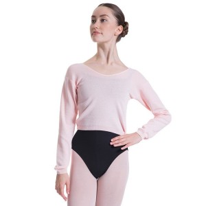 Tops Bloch Overt Cropped Long Sleeve Sueter Mujer Rosas | BCLSD33569