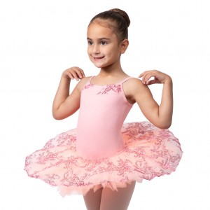 Vestido Bloch Perlaida Sequin Overlay Niños Rosas | XCLGW49659