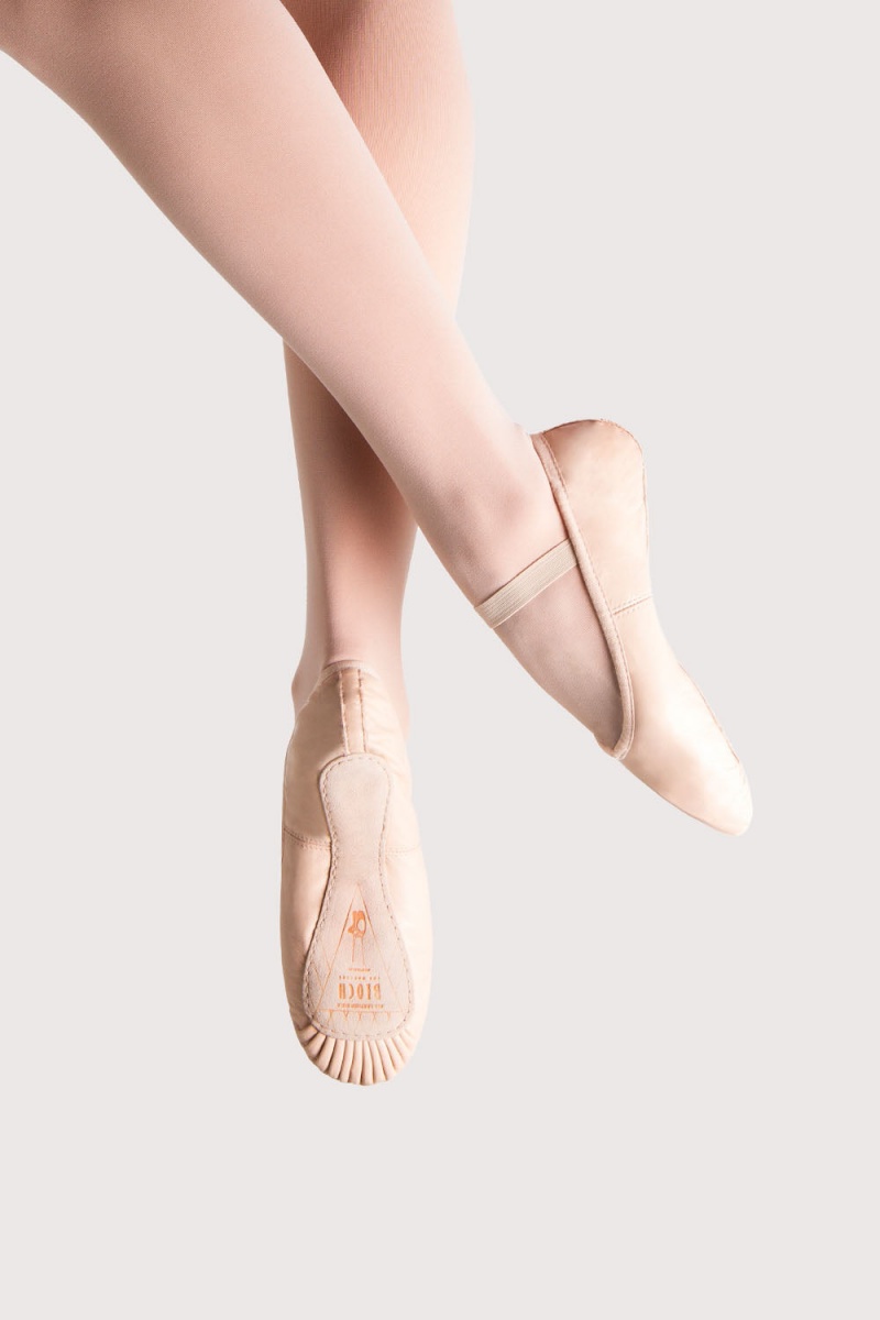 Bailarinas Bloch Prolite Cuero Mujer Rosas | CLQAV50444