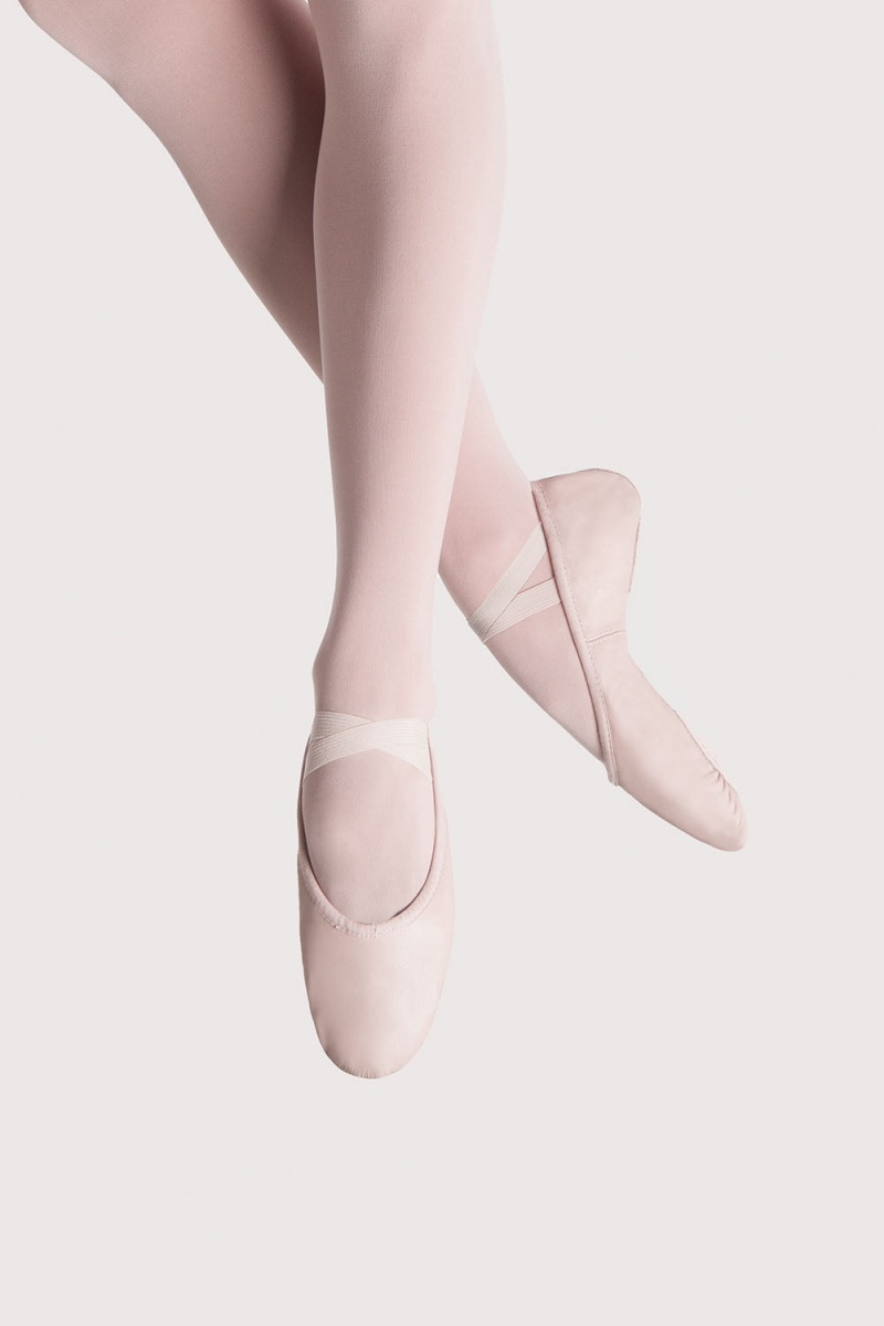 Bailarinas Bloch Prolite II Cuero Mujer Rosas | CLNEJ21850