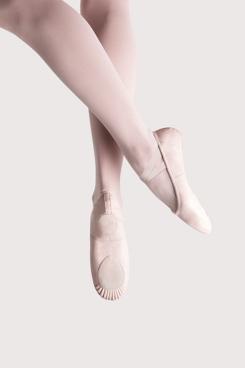 Bailarinas Bloch Prolite II Cuero Mujer Rosas | CLNEJ21850