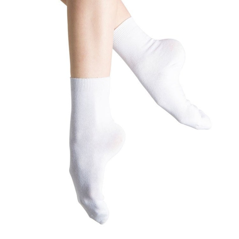 Calcetines Bloch Ankle Mujer Blancas | FCLUI99508