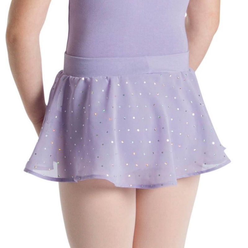 Falda Bloch Olesia Sequin Spotted Niños Lilac | DCLKV99187