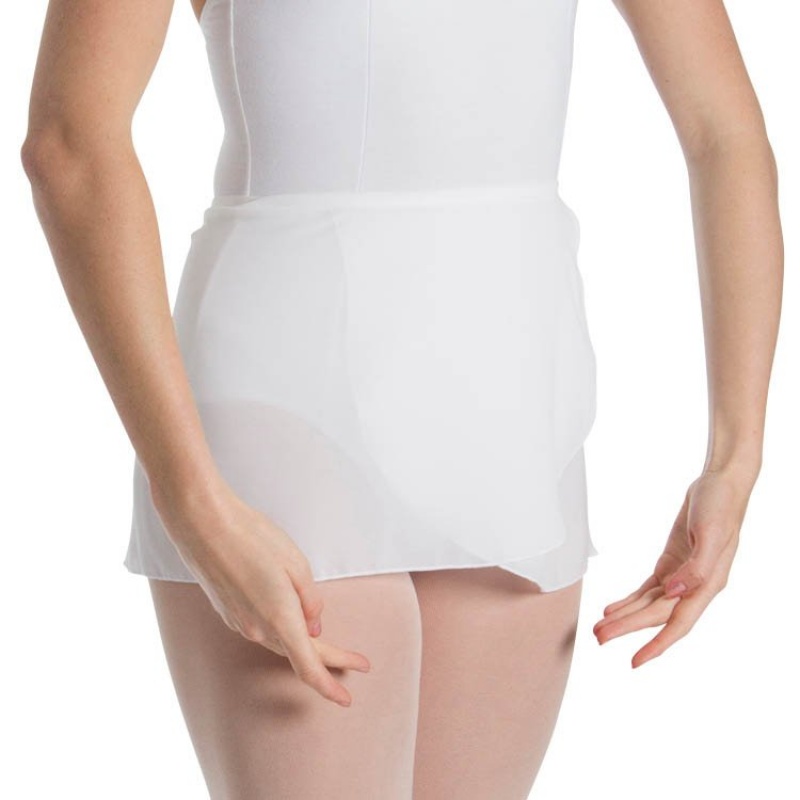 Falda Bloch Professional Wrap Mujer Blancas | GCLCL62318