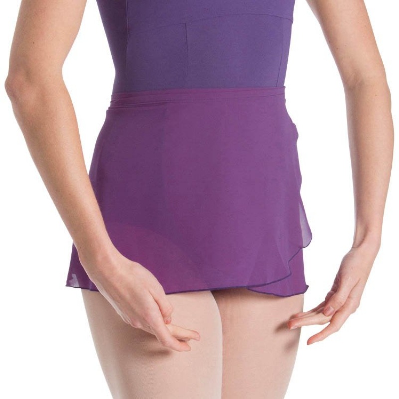 Falda Bloch Professional Wrap Mujer Moradas | PCLER84767