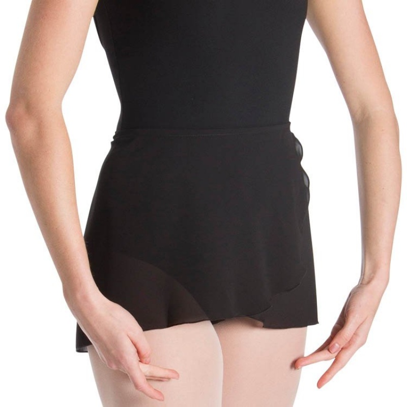 Falda Bloch Professional Wrap Mujer Negras | CLIIZ47666