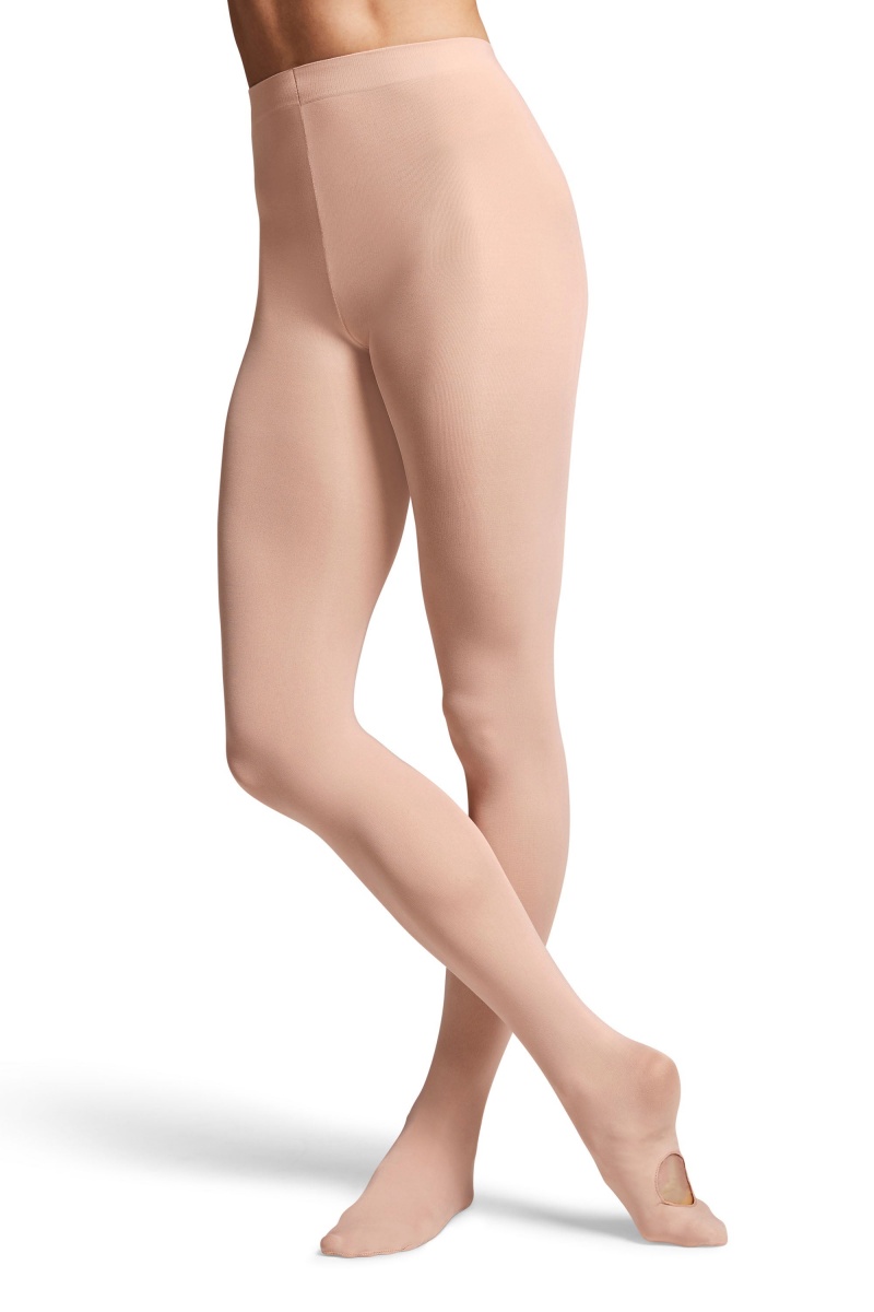 Mallas Bloch Contoursoft Adaptoe Mujer Rosas | YCLGT59989