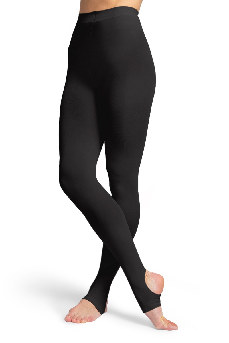 Mallas Bloch Contoursoft Sitrrup Mujer Negras | TCLPQ26399