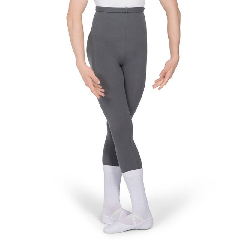 Mallas Bloch Xlong High Waisted Fitted Full Length Hombre Slate | CLNZX47670