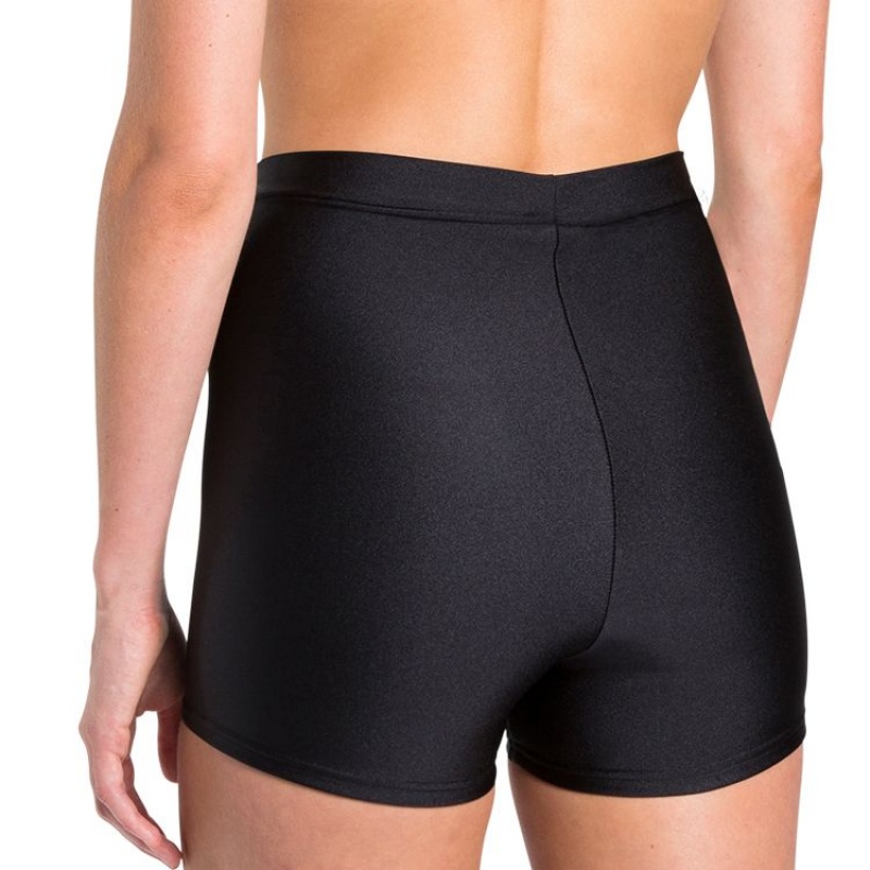 Pantalones Bloch Harper High Cintura Shiny Lycra Mujer Negras | YCLGT89471