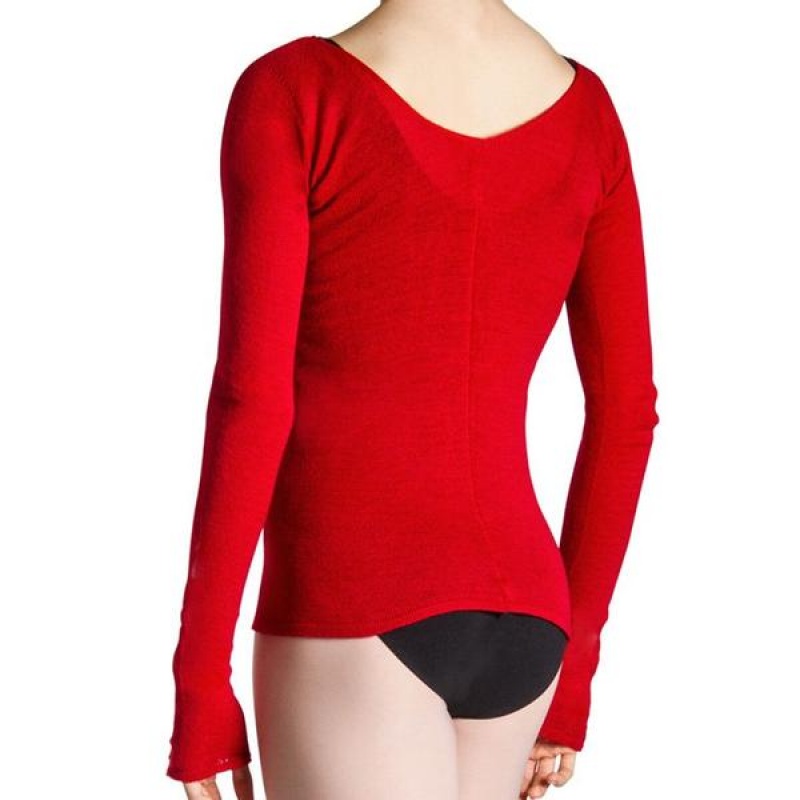 Prendas De Punto Bloch Kara Long Sleeve Mujer Rojas | LCLSX77496