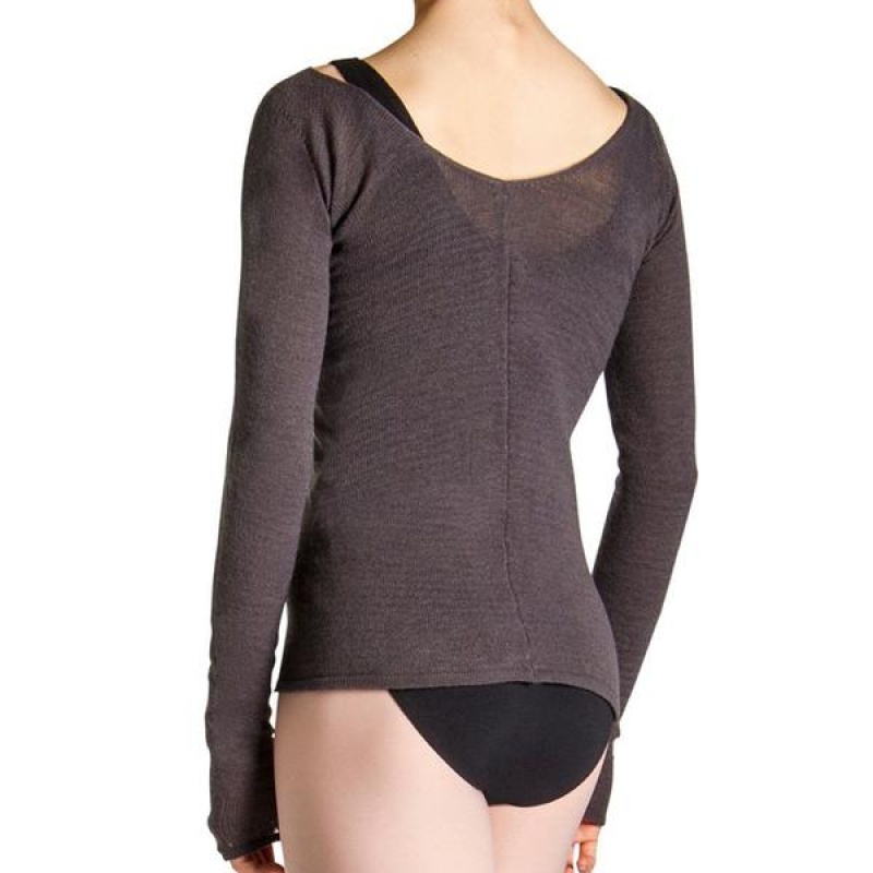 Prendas De Punto Bloch Kara Long Sleeve Mujer Charcoal | CLCVG54264