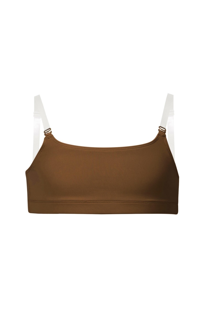 Ropa Interior Bloch Leia Crop Top Niños Cocoa | BCLSO50497