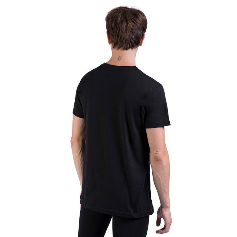 Tops Bloch Heath Relaxed Slim Fit Hombre Negras | GCLUC12335