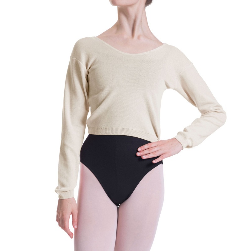 Tops Bloch Overt Cropped Long Sleeve Sueter Mujer String | CLQAV78112