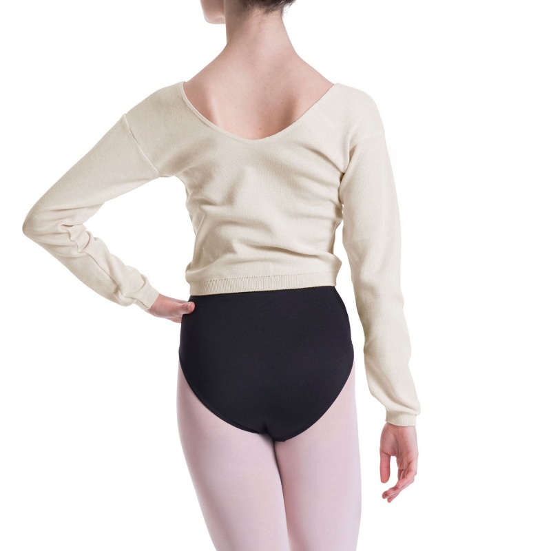 Tops Bloch Overt Cropped Long Sleeve Sueter Mujer String | CLQAV78112